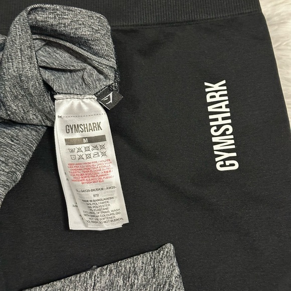 Gymshark Black and Grey Seamless Ombre Leggings - Picture 2 of 3
